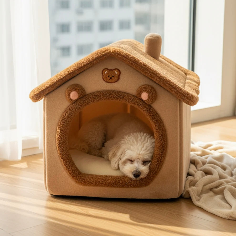 Vineda Cozy Home™ - Cuccia in peluche per animali domestici